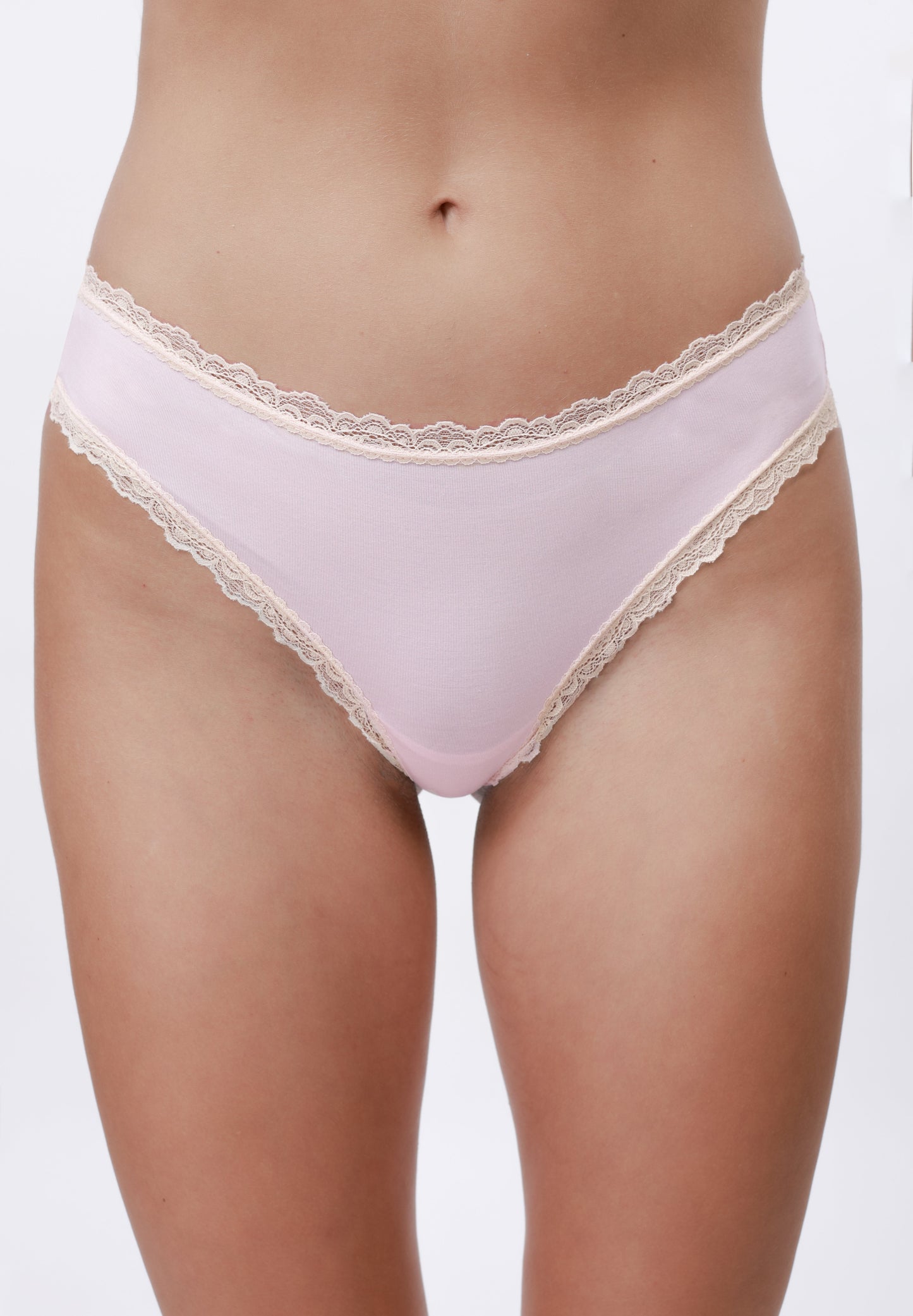 Anna Field 5 PACK - Briefs - Rose/white/beige
