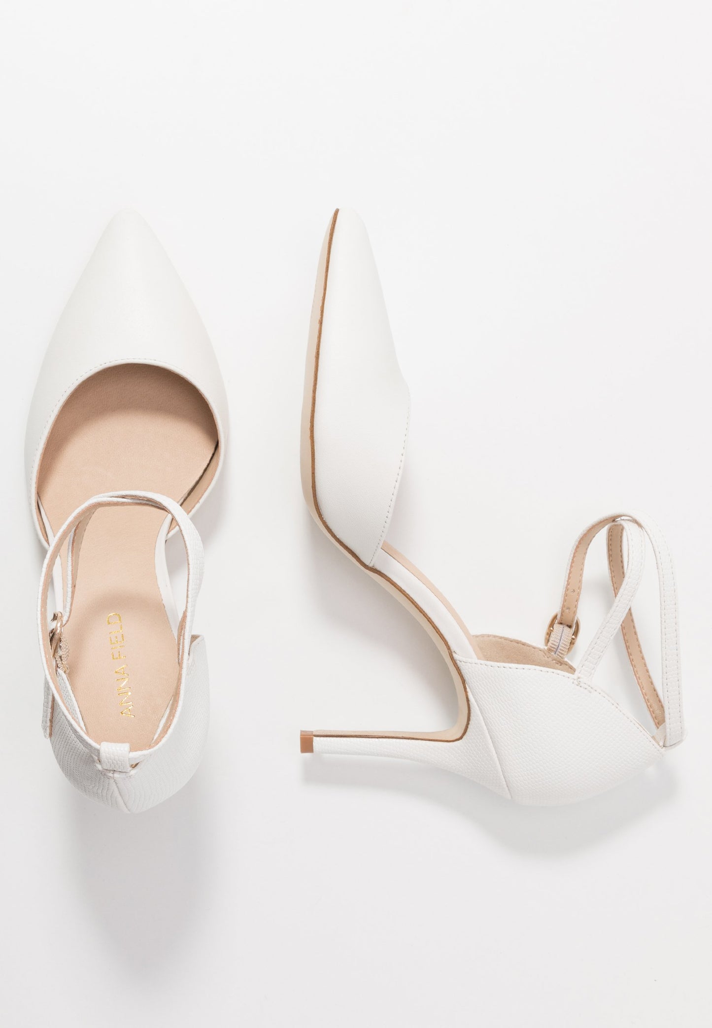 Anna Field Leather Pumps - High Heels - White