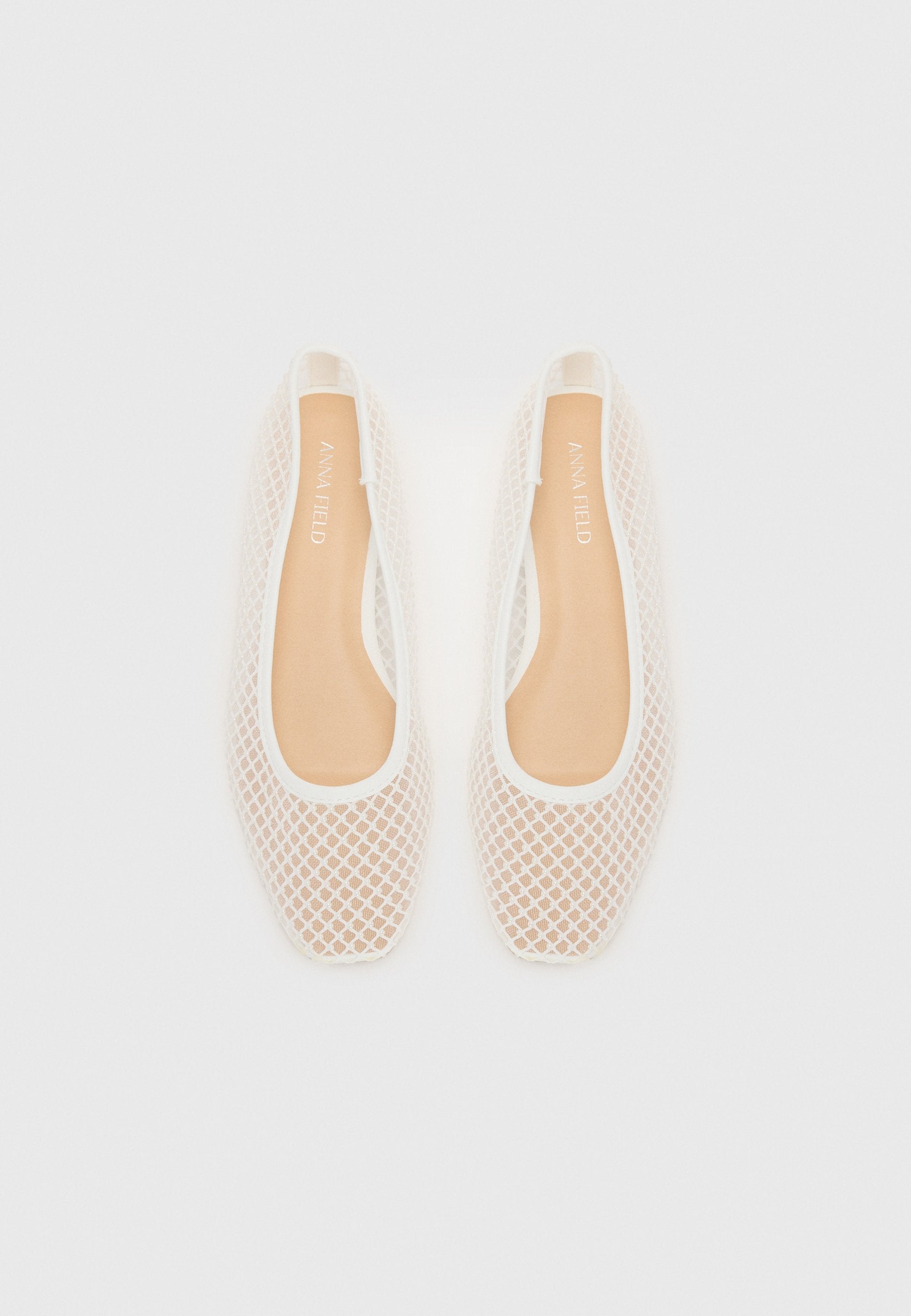 Anna Field Ballet Pumps - White