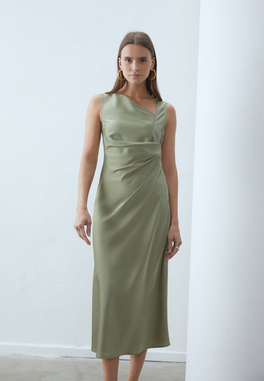 Anna Field Shift Dress - Khaki