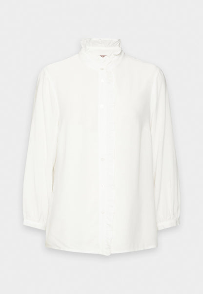 Anna Field Button-Down Blouse -Off-White