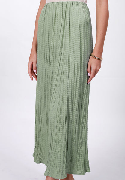 Anna Field Pleated Skirt - Green