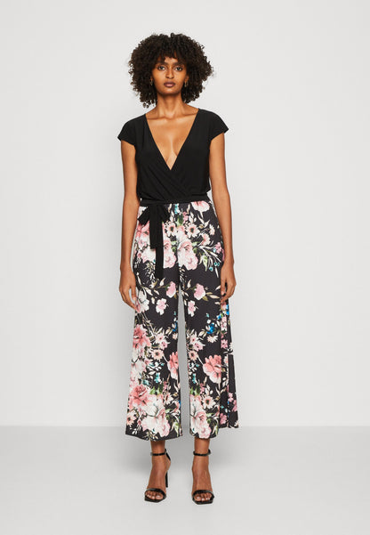 Anna Field Jumpsuit - Black/Multi-Coloured