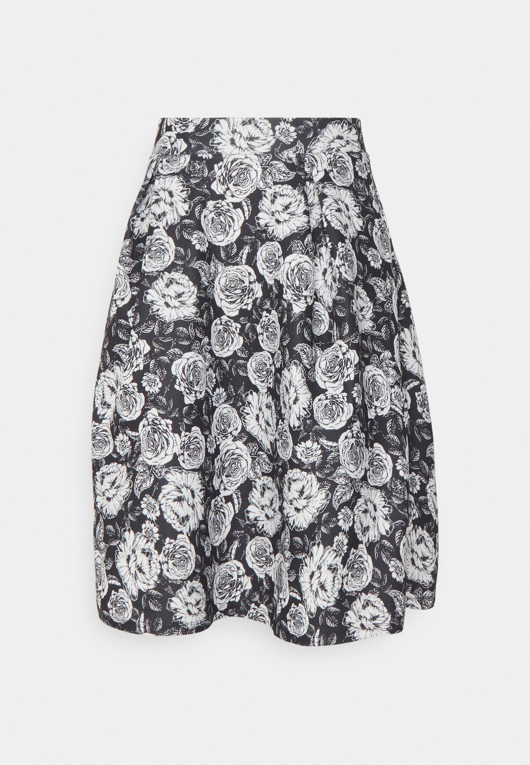  A-Line Skirt - Black/White