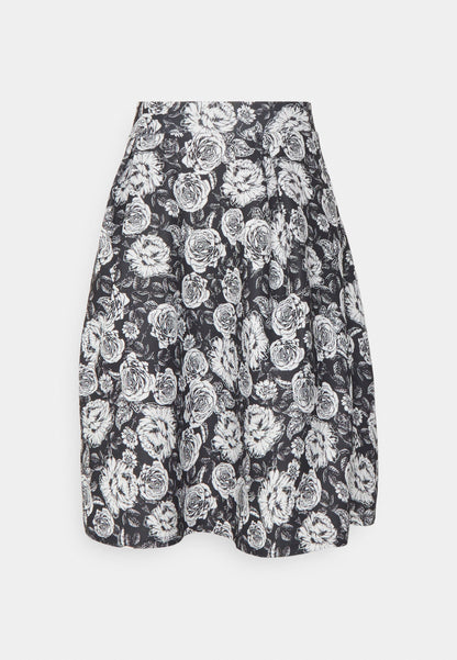  A-Line Skirt - Black/White