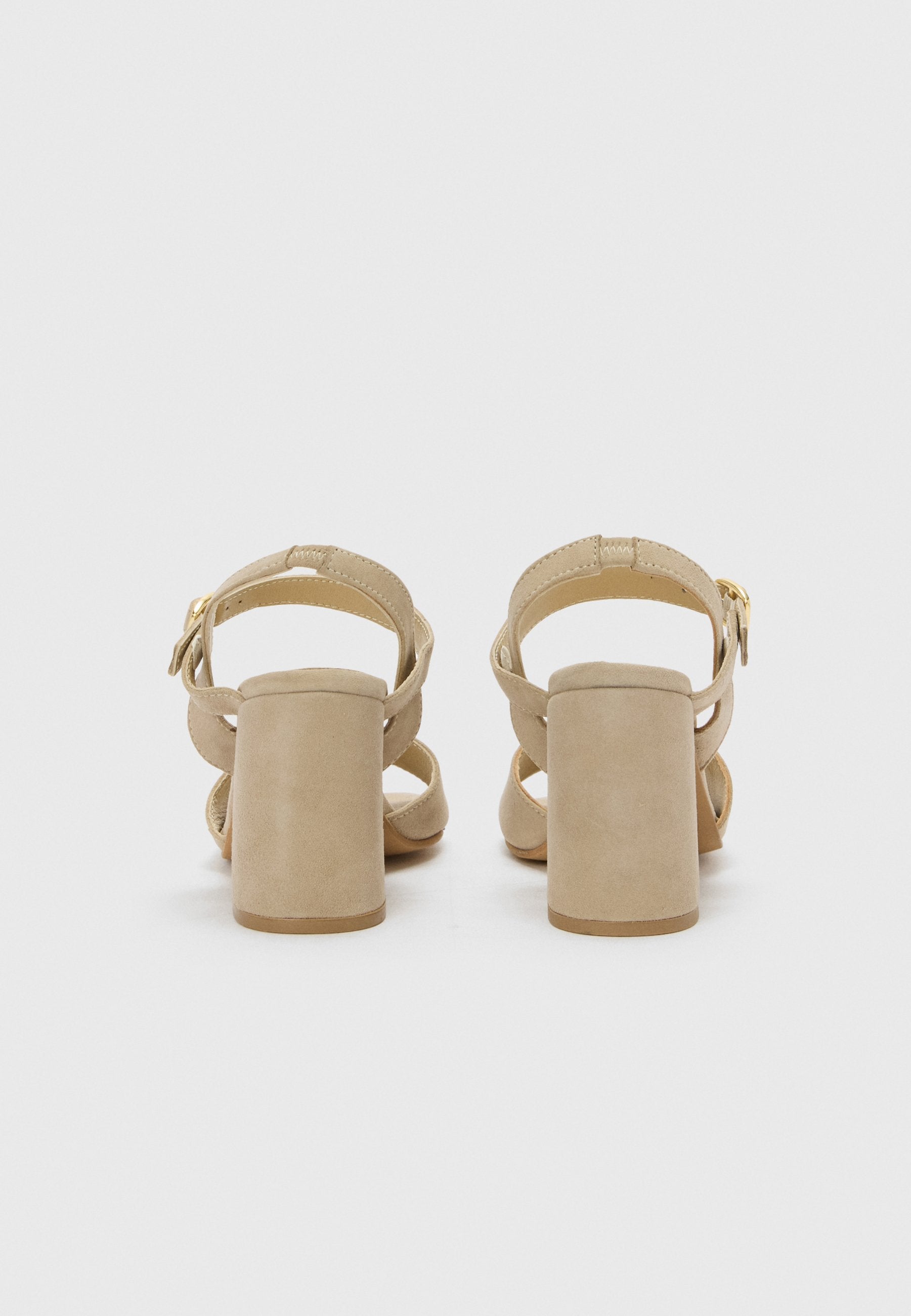 Anna Field LEATHER - High Heeled Sandals - Beige