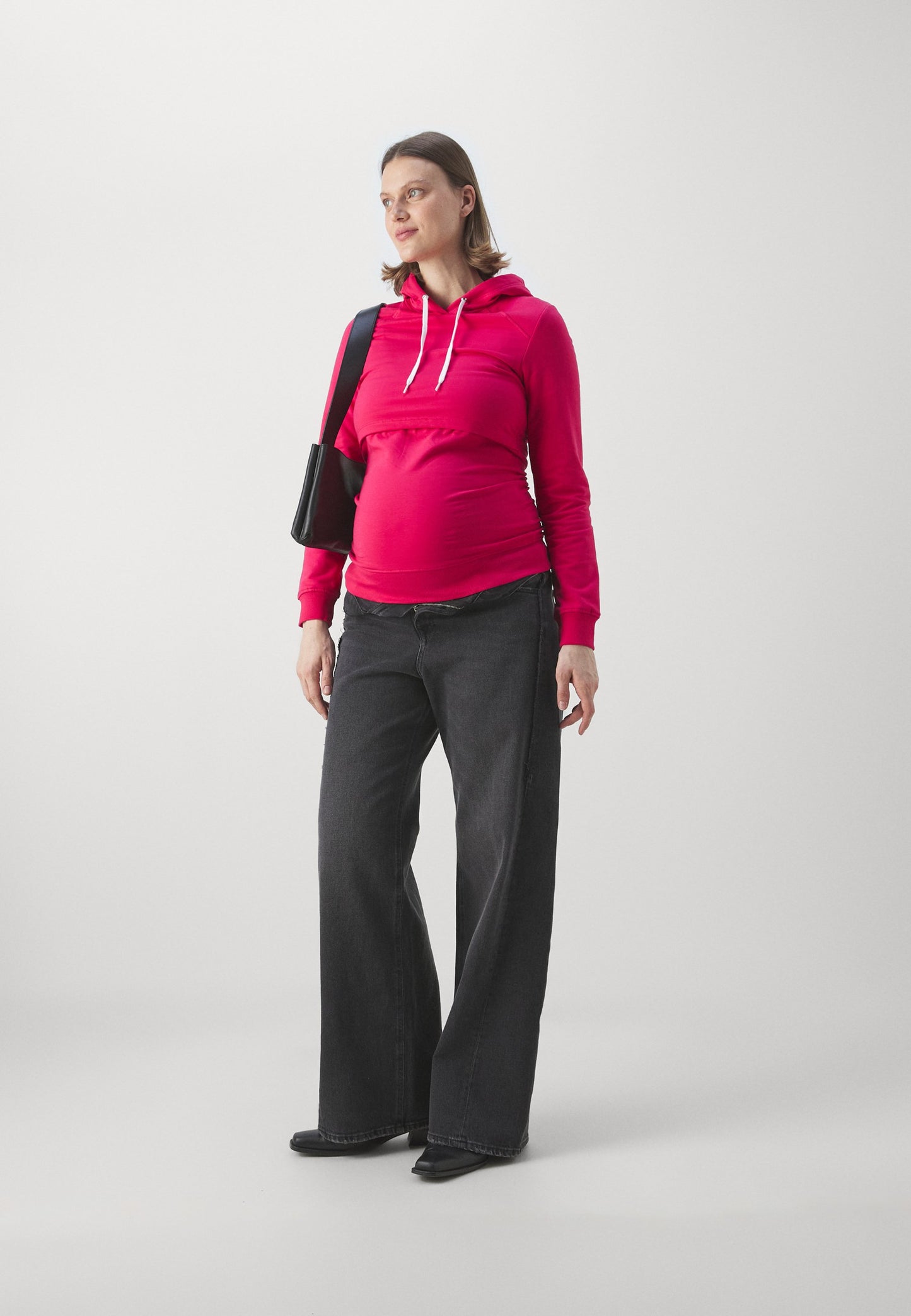  2 PACK - Hoodie - Black/pink