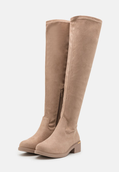 Anna Field Over-the-knee Boots - Mottled Beige