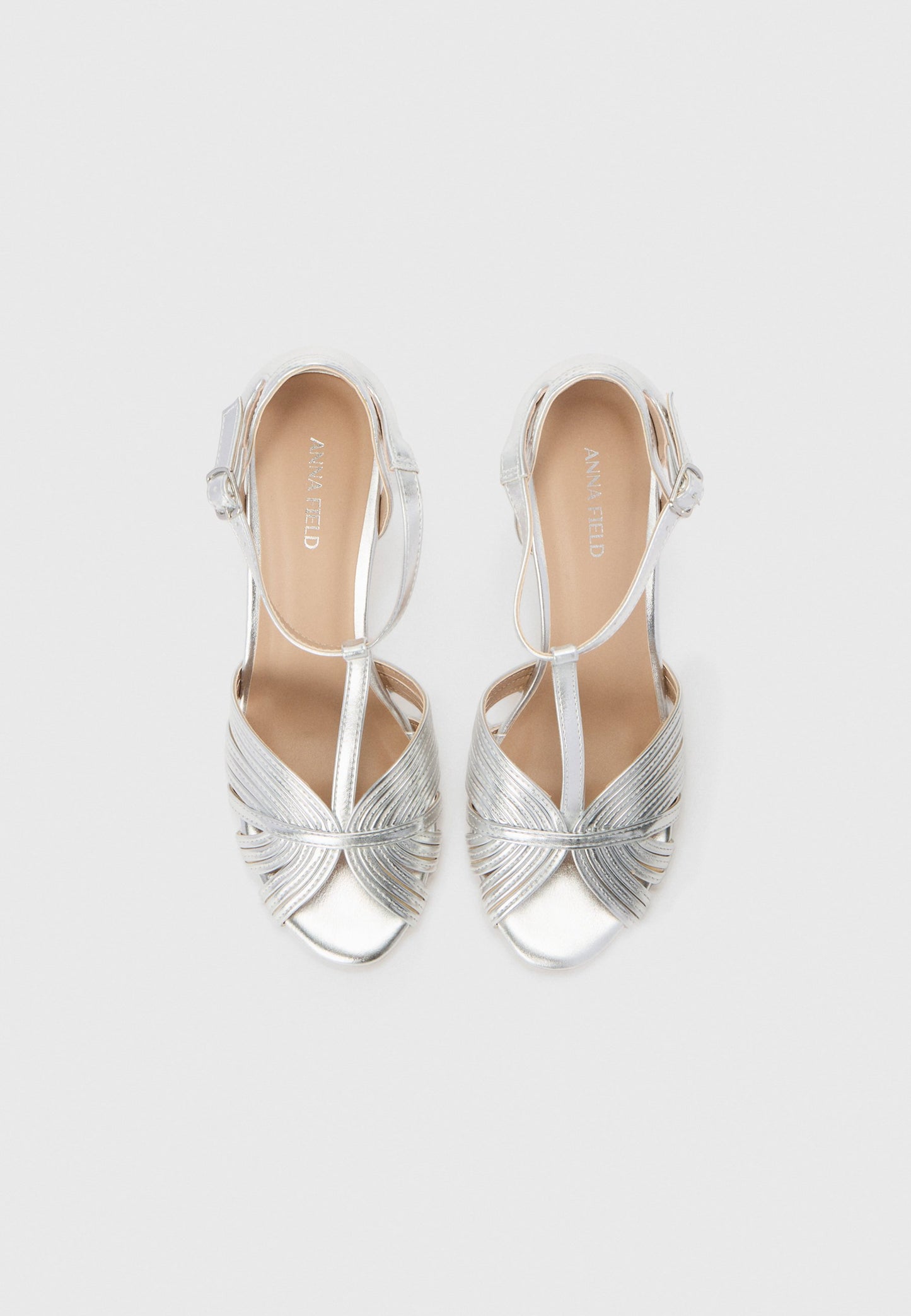 Anna Field High Heeled Sandals - Silver-coloured