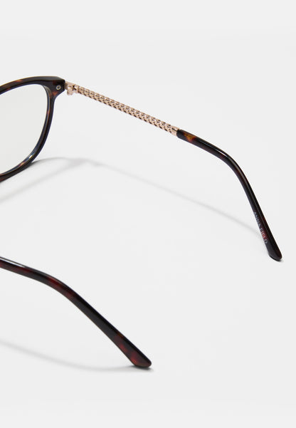 Anna Field Blue Light Glasses - Tortoise/gold-colored