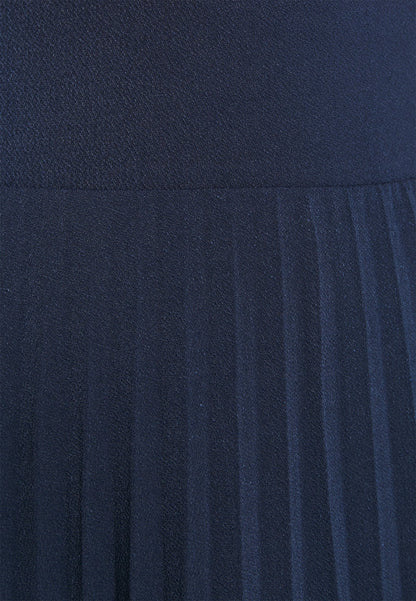 Anna Field Plisse A-Line Mini Skirt - A-Line Skirt - Maritime Blue