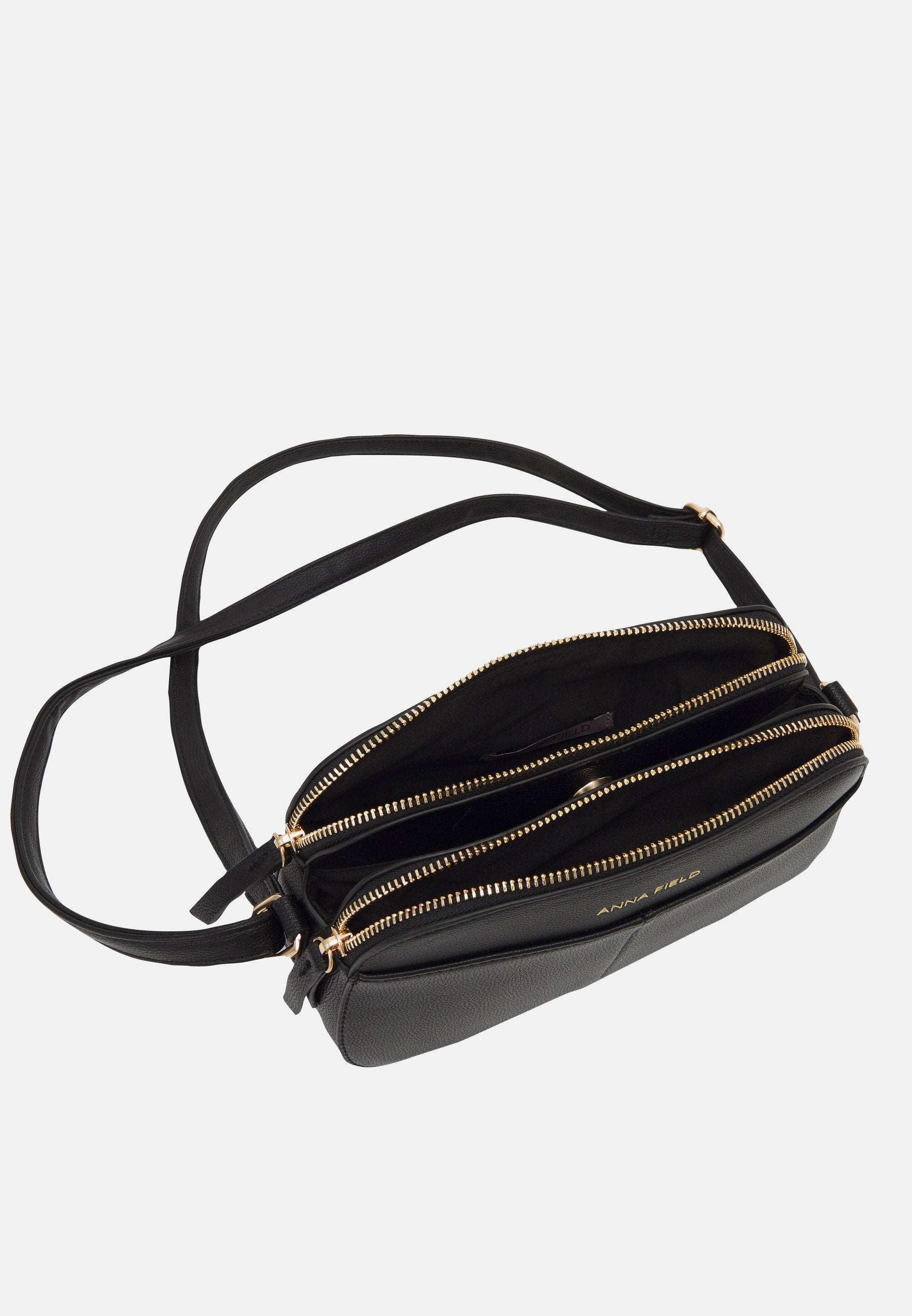 Anna Field Across Body Bag - Black