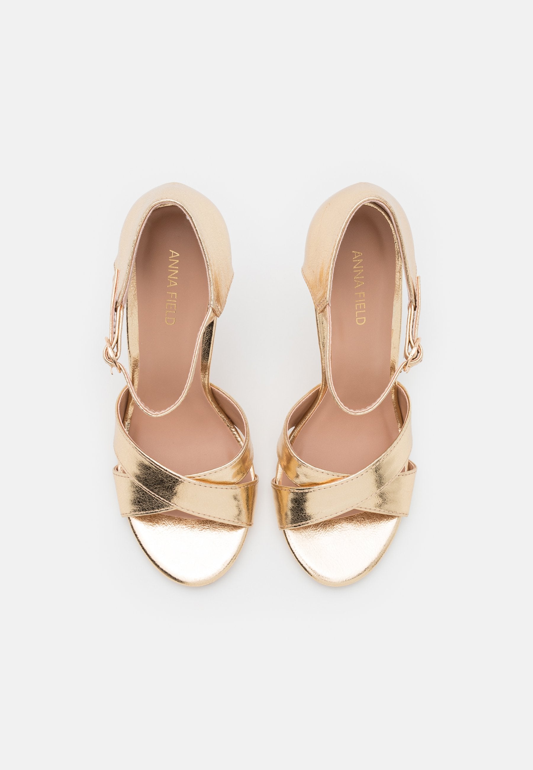 Anna Field High Heeled Sandals - Gold