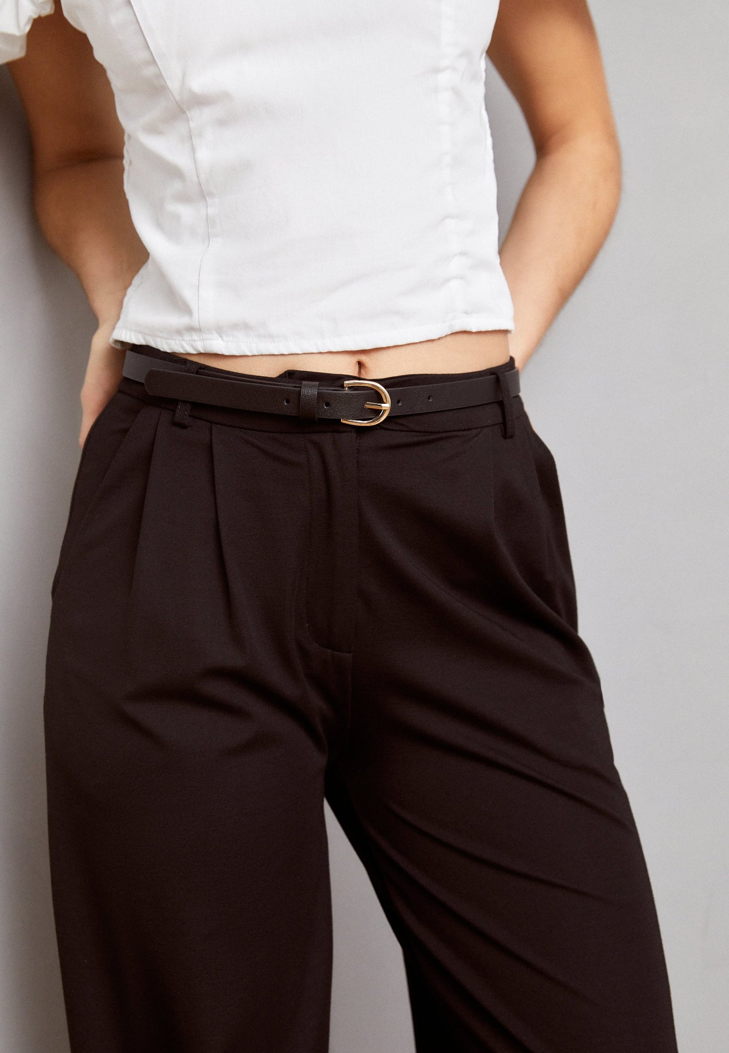 Anna Field 3 PACK - Belt - Black/light Pink/cognac