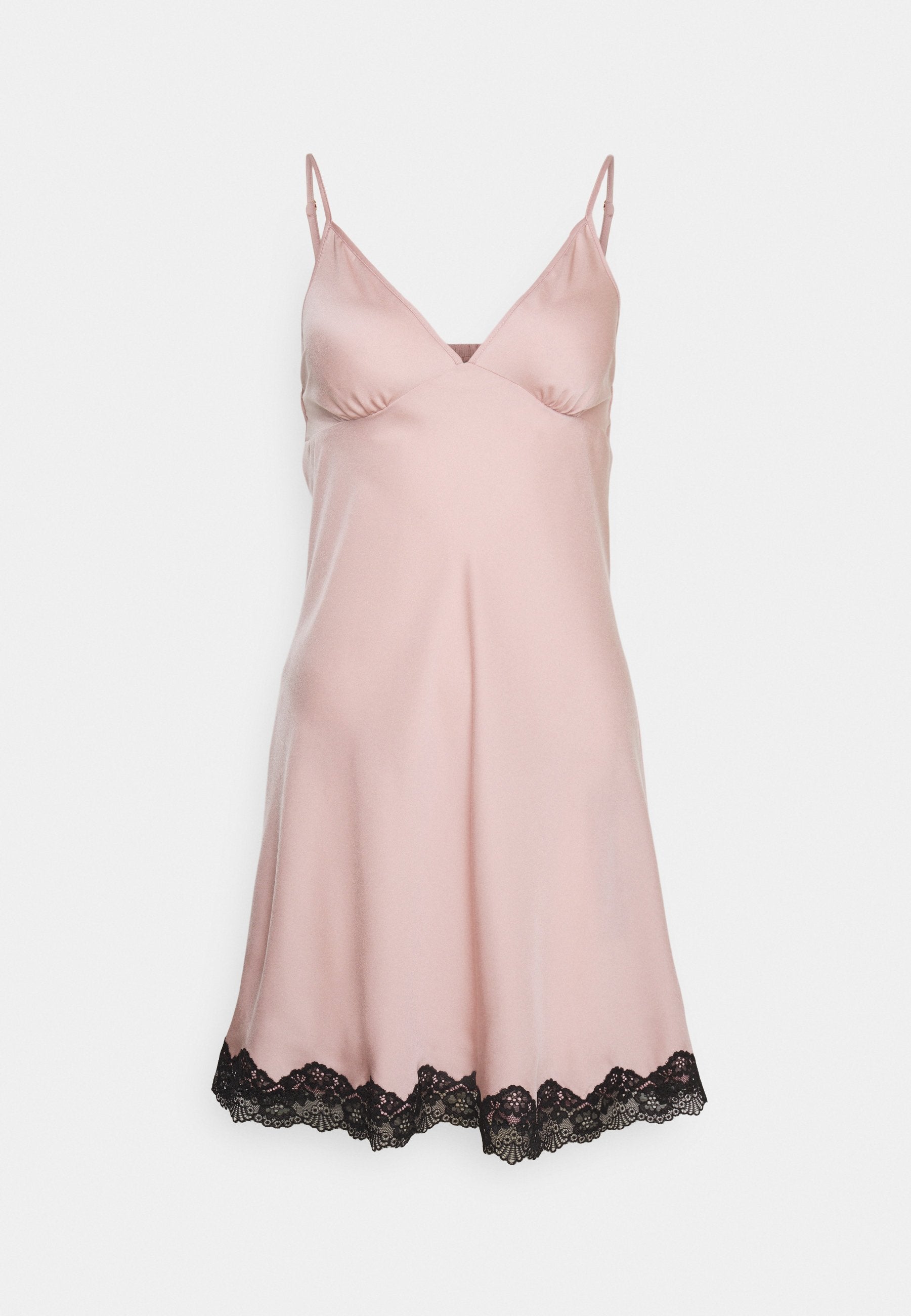 Anna Field Nightie - Pink/Black