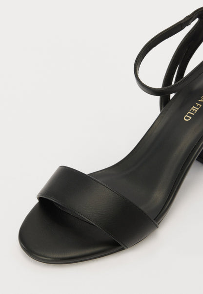 Anna Field Sandals - Black-mottled Black