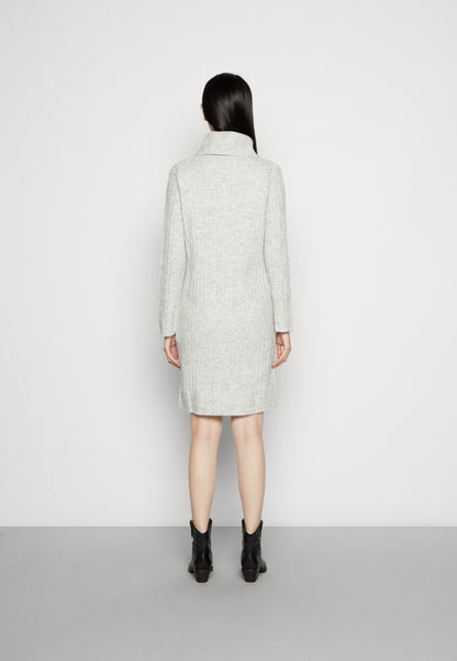 Anna Field Jumper Dress - Mottled Light Grey