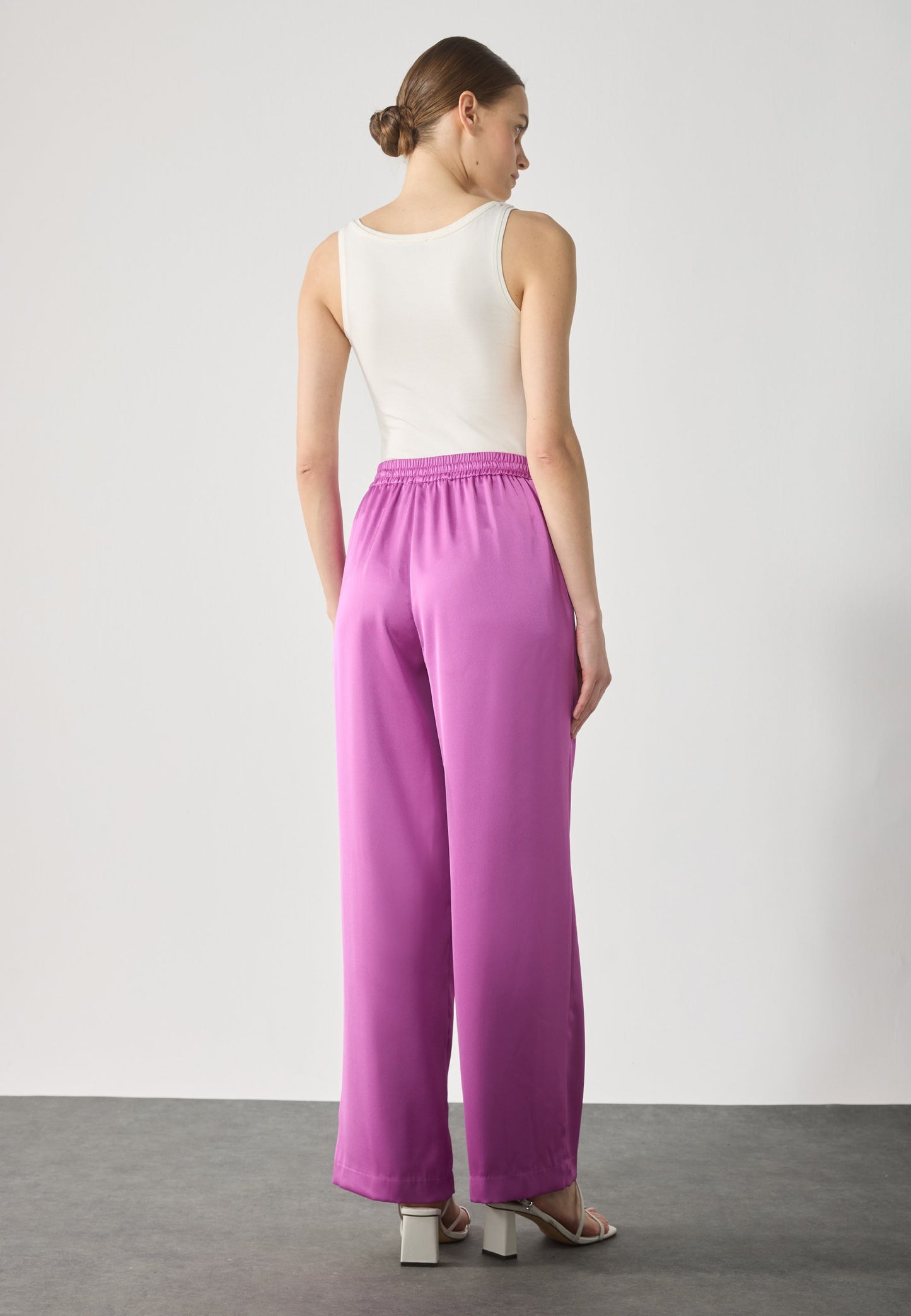 Anna Field Trousers - Cattleya Orchid