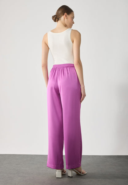 Anna Field Trousers - Cattleya Orchid