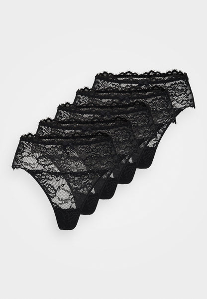 Anna Field 5Pp High Rise Lace Thong - Thong