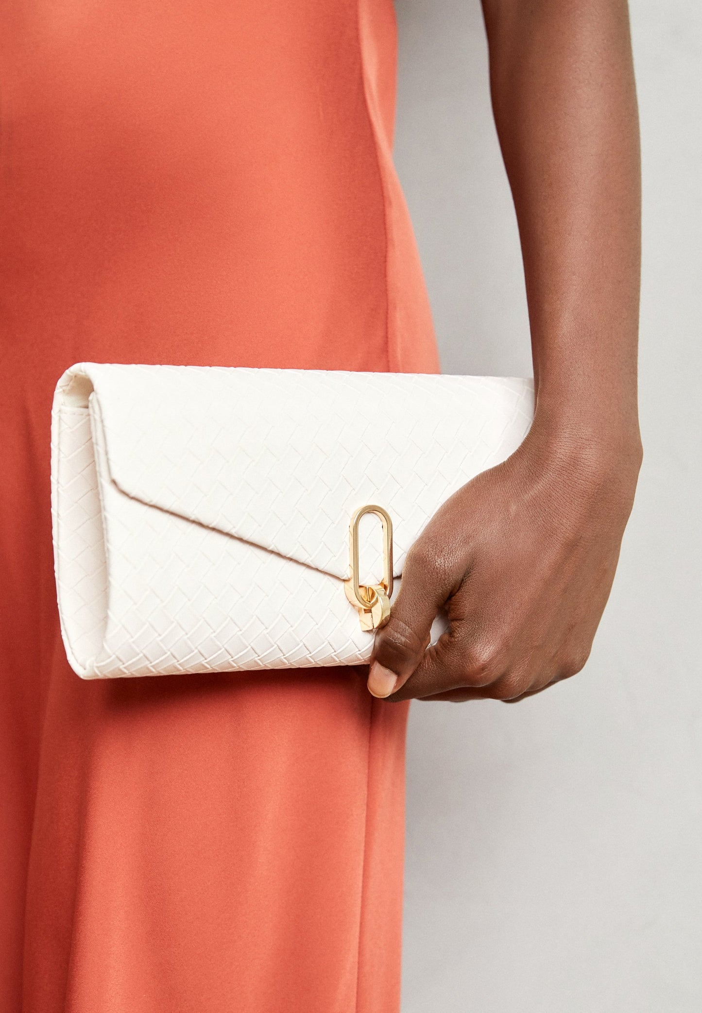 Anna Field Clutch - Rose