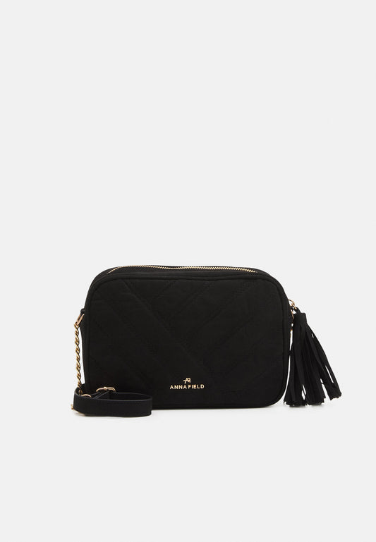 Anna Field Across Body Bag - Black