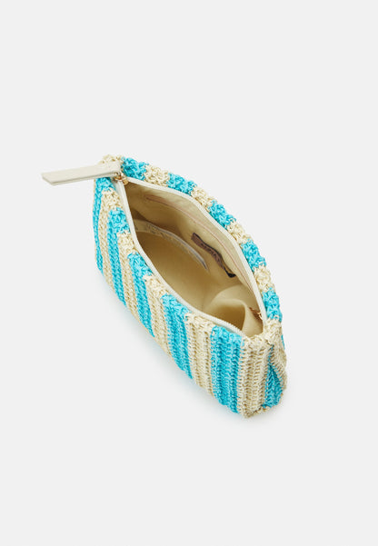 Anna Field Wash Bag - Beige/Blue