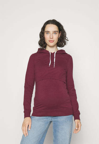  2 Pack - Hoodie - Black-White/Bordeaux