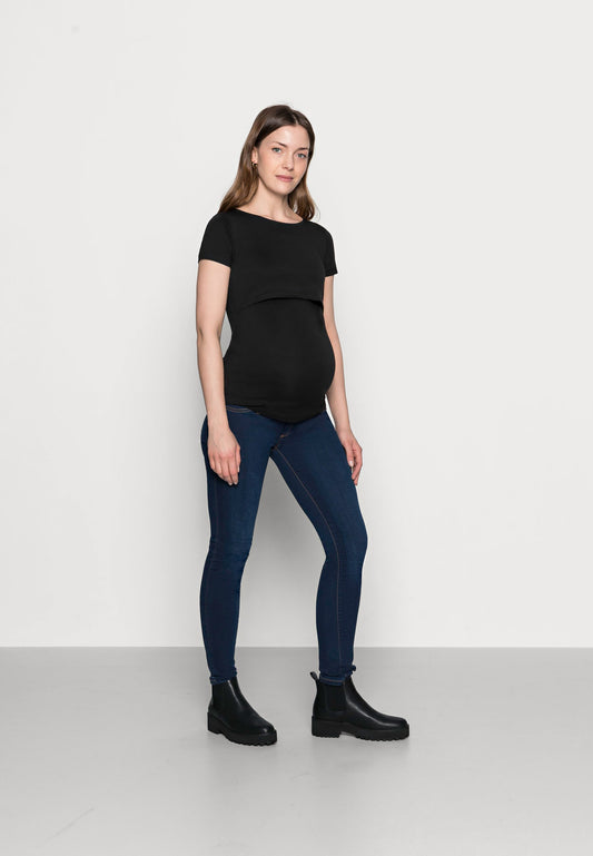  Nursing 2Er Pack - Basic T-Shirt - Basic T-Shirt - Dark Blue/Black