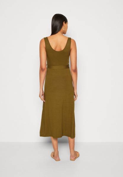 Anna Field Jersey Dress - Olive