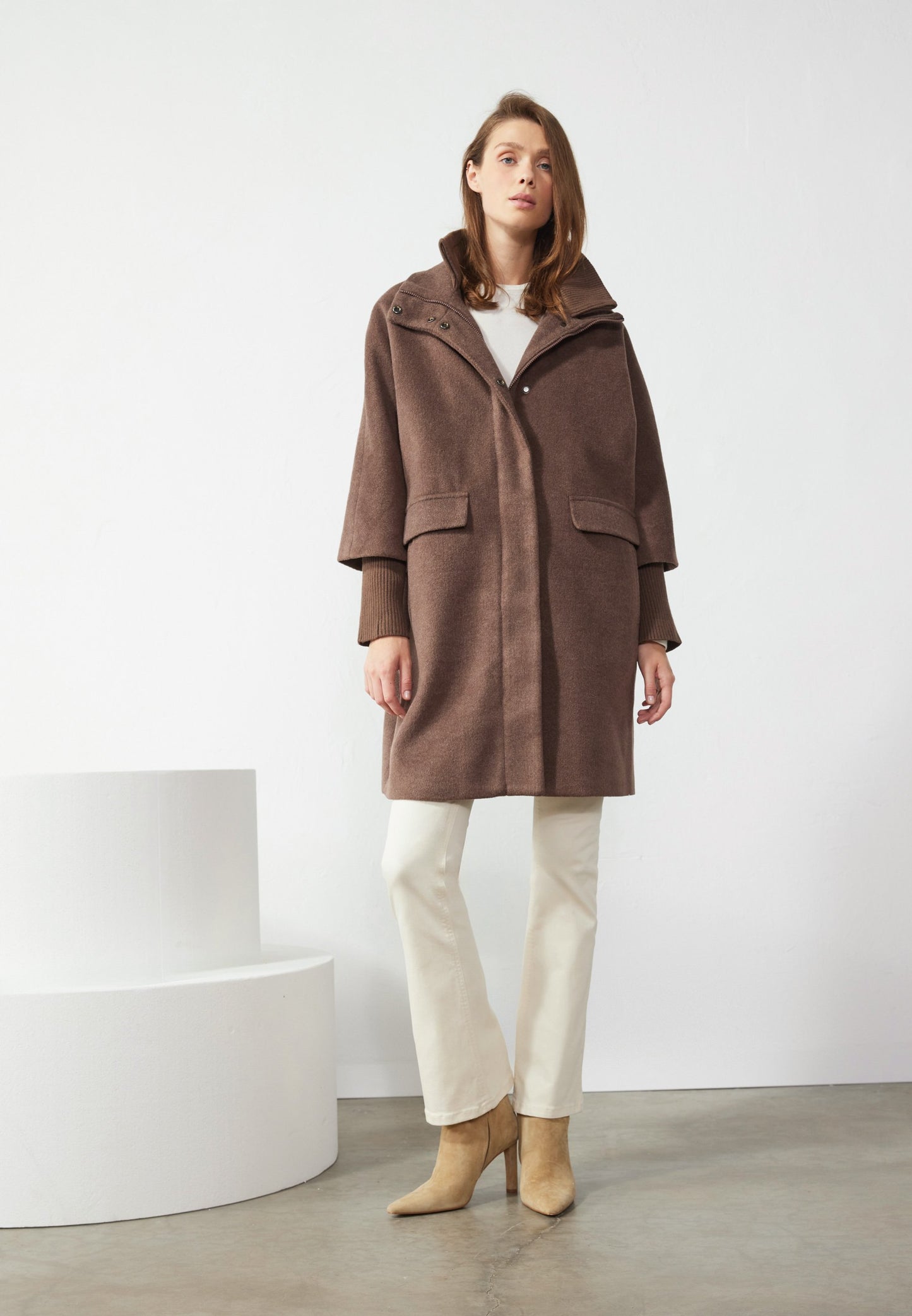 Anna Field Classic Coat - Brown