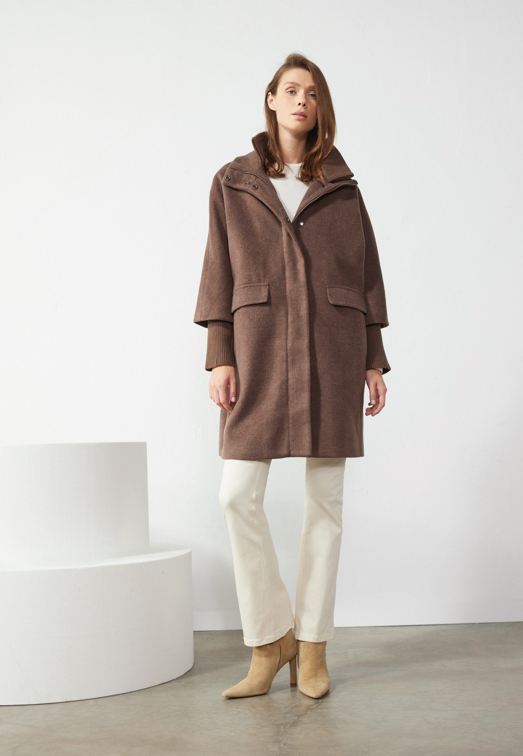 Anna Field Classic Coat - Brown