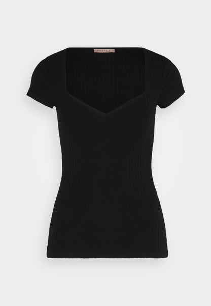 Anna Field Basic T-shirt - Dark Red