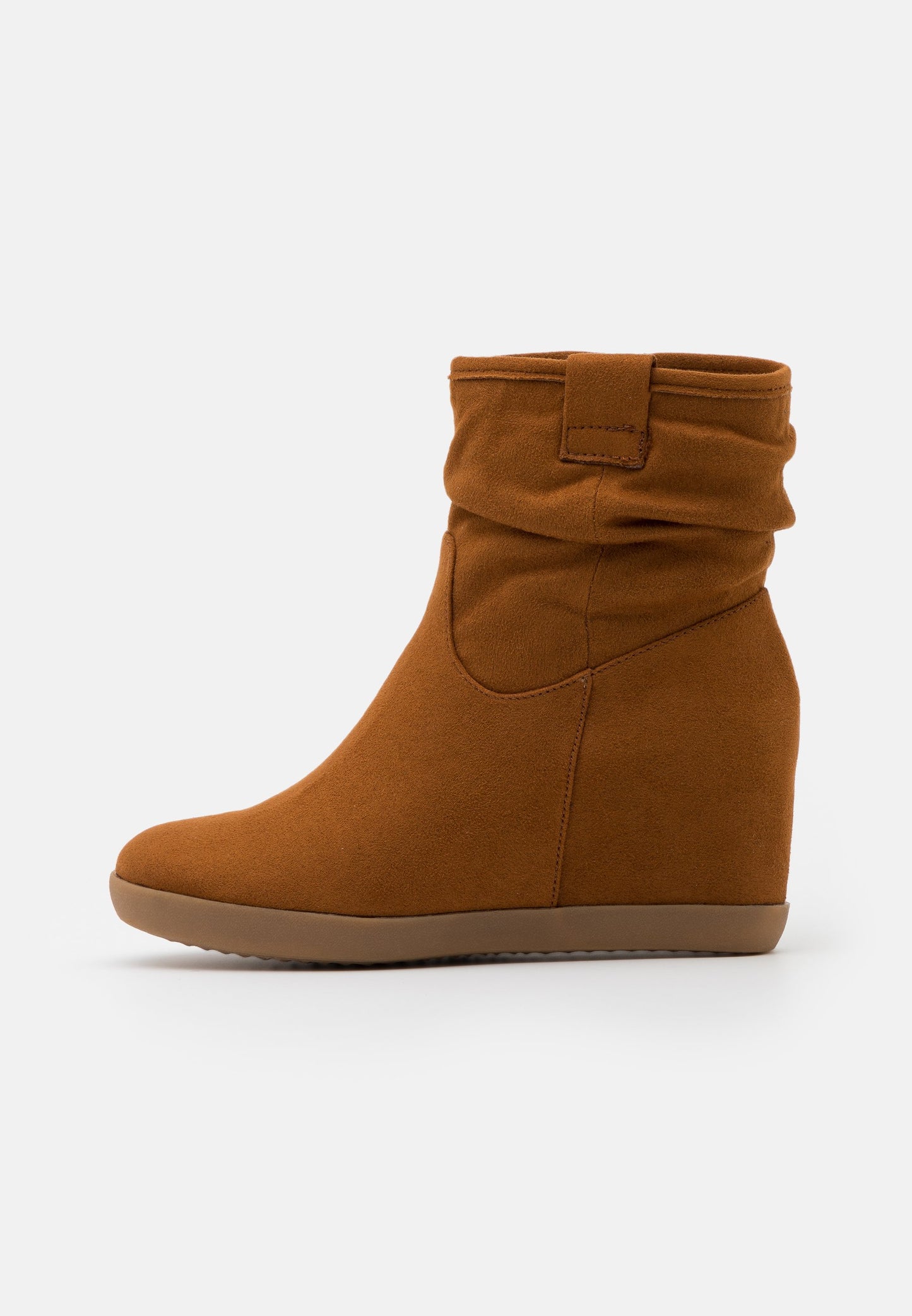Anna Field Winter Boot - Wedge Ankle Boots - Cognac
