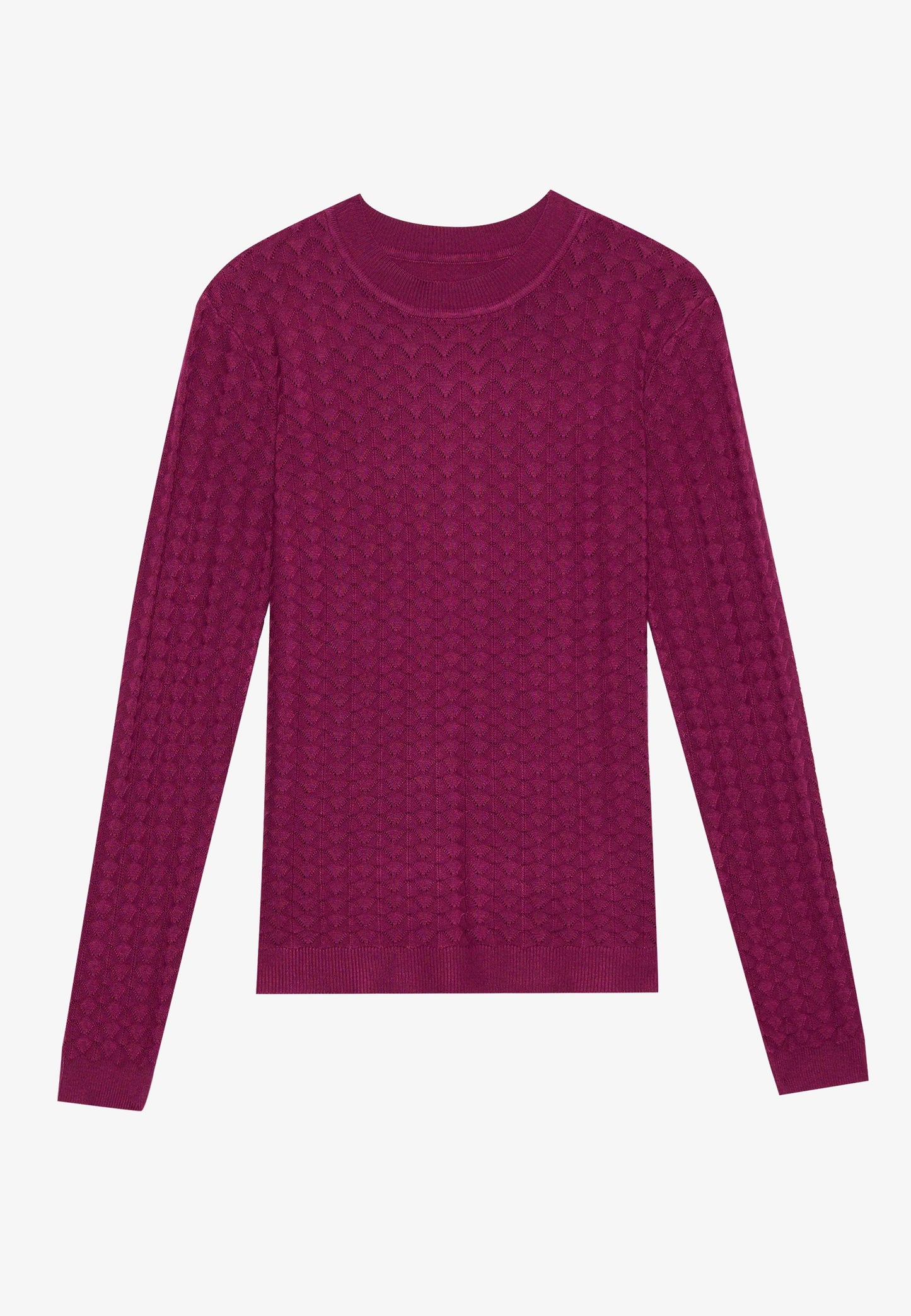Anna Field Jumper - Magenta Purple