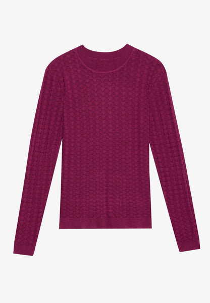 Anna Field Jumper - Magenta Purple