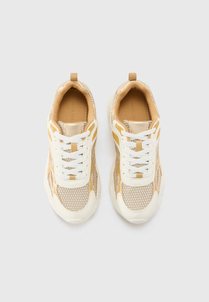  Trainers - White/gold-coloured/beige
