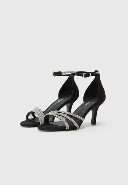 Anna Field Ankle Cuff Sandals - Black