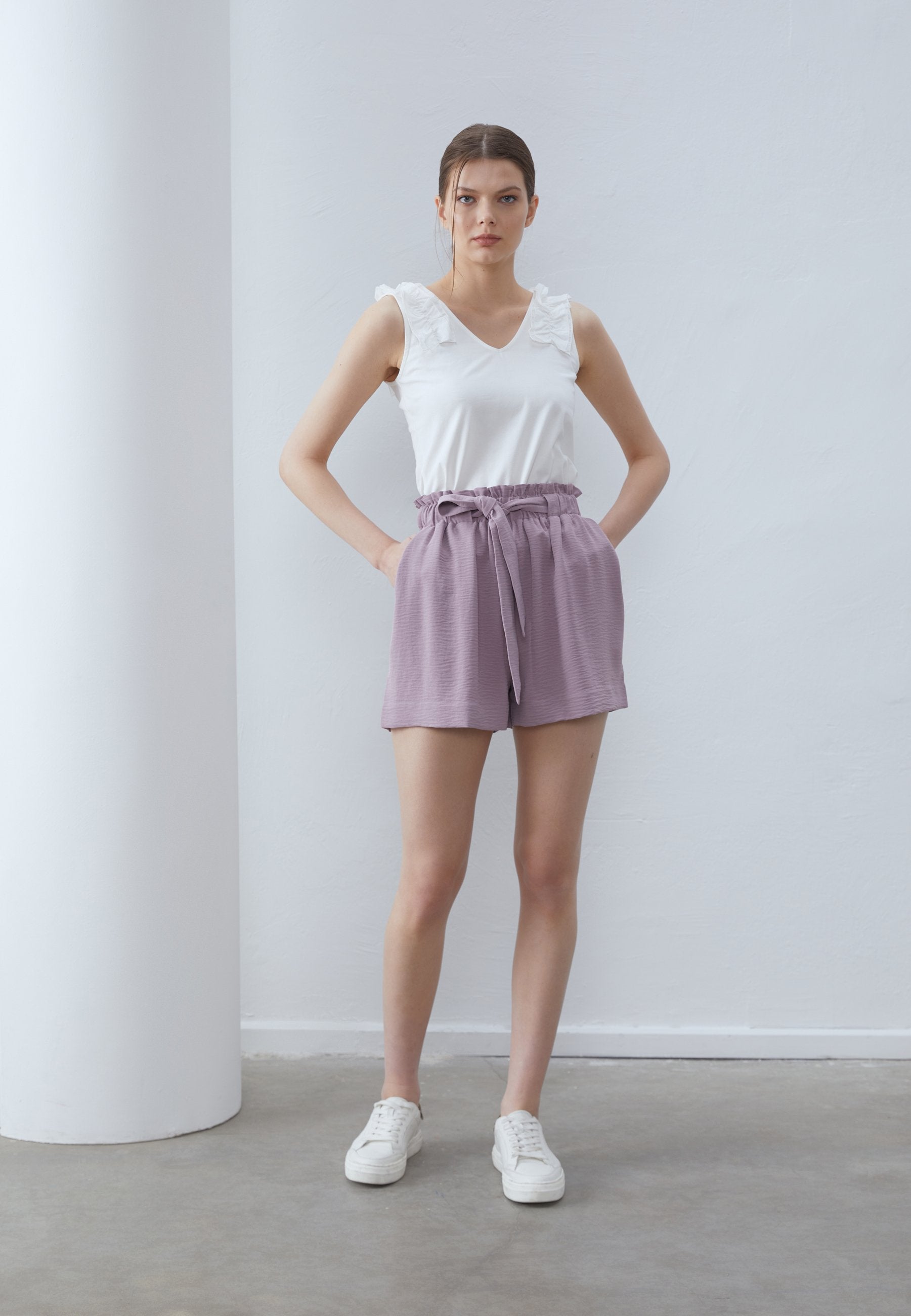 Anna Field Shorts - Mauve