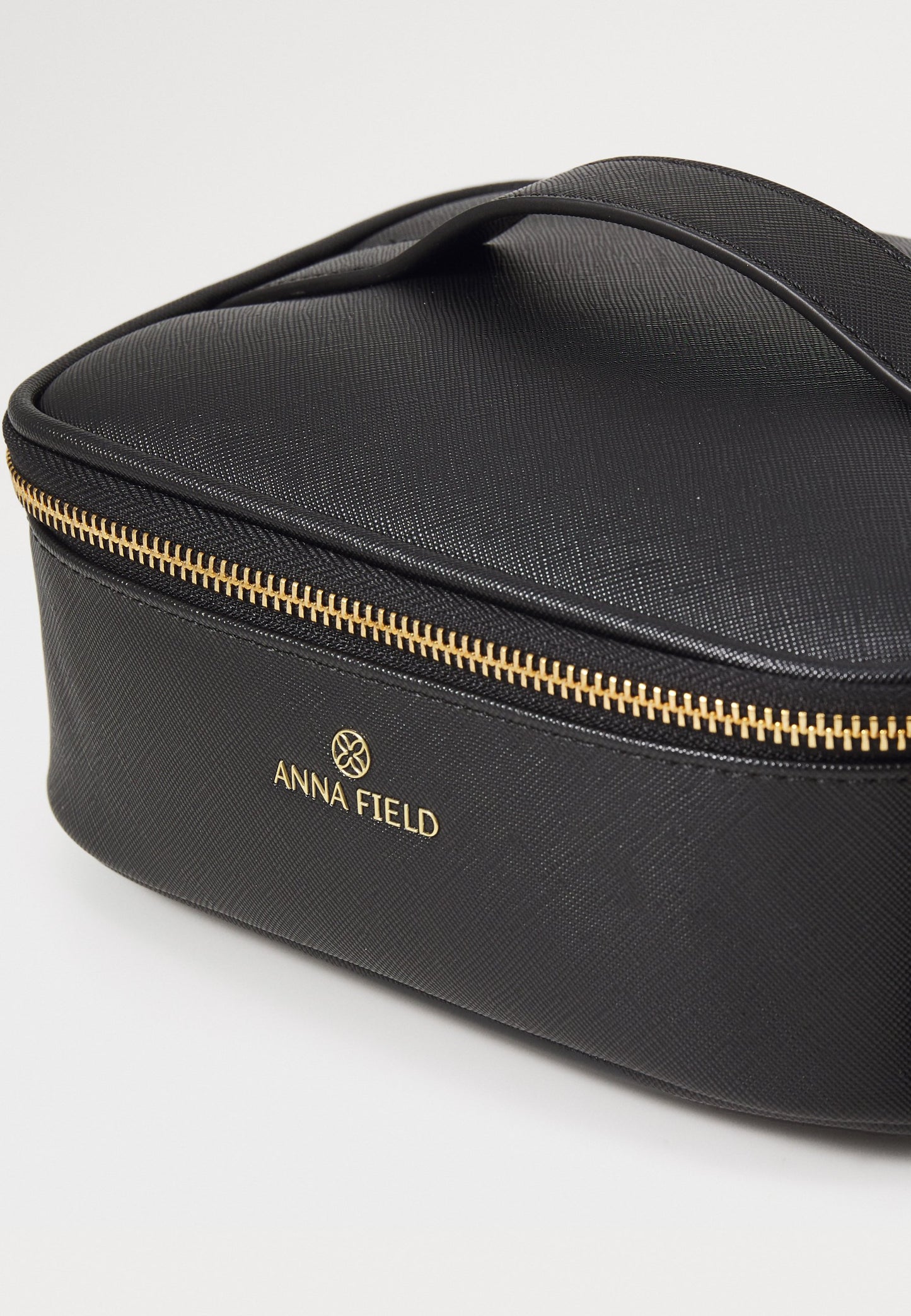 Anna Field SET - Wash Bag - Black/light Pink/off-white