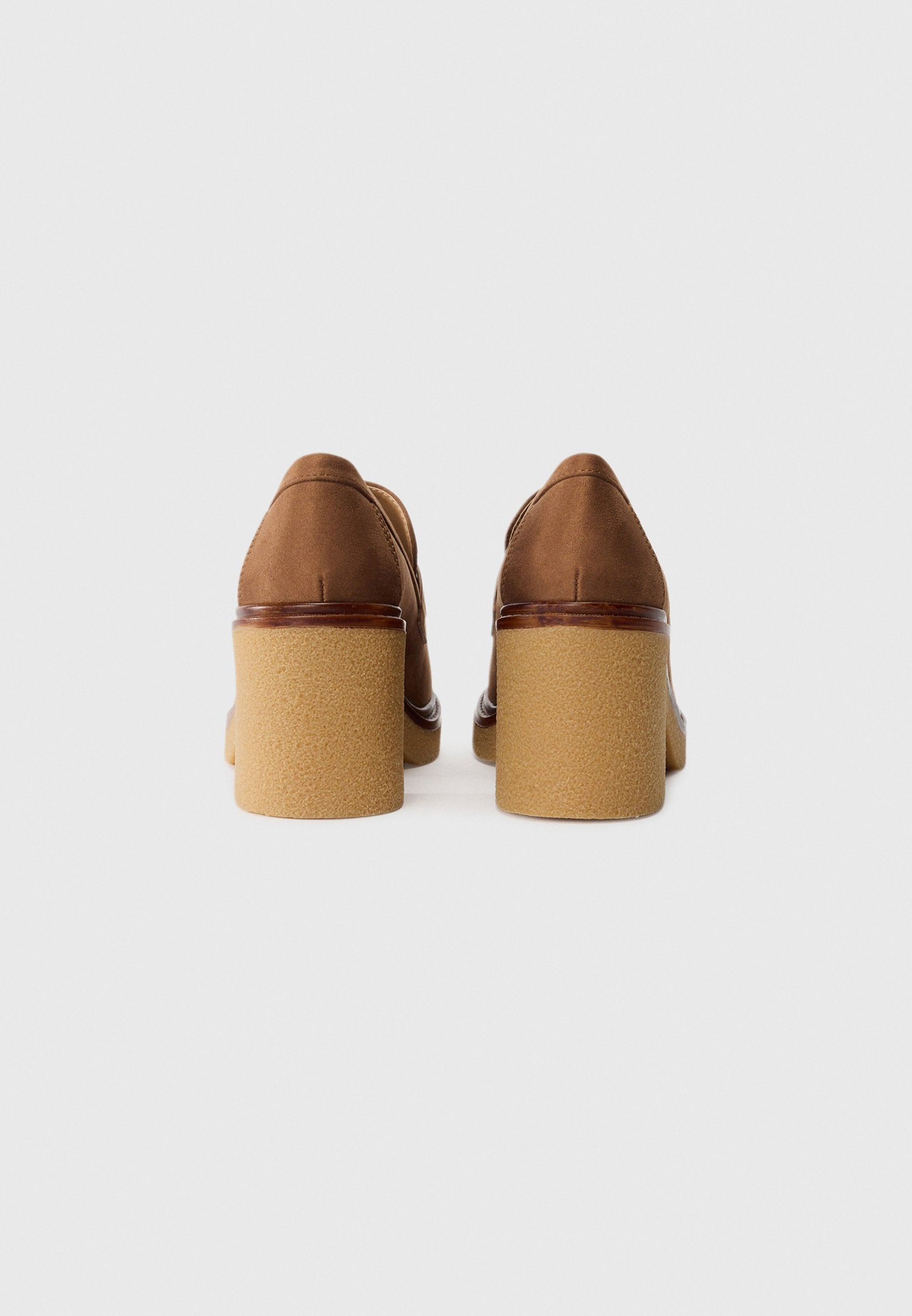 Anna Field Platform Heels - Brown