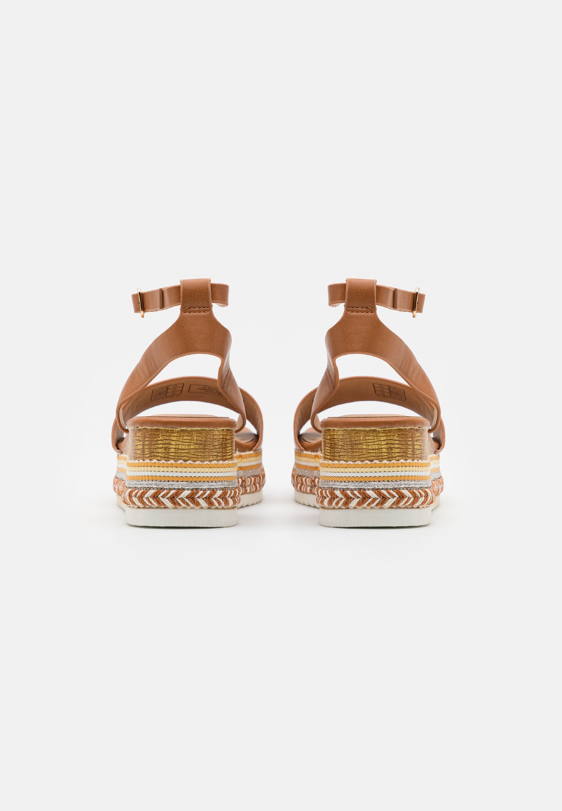 Anna Field Platform Sandals - Cognac
