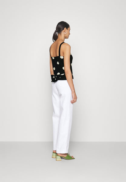 Anna Field Top - Black/White