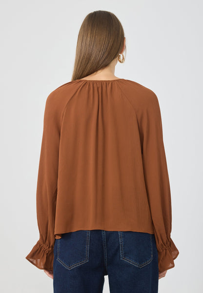 Anna Field Tunic - Brown