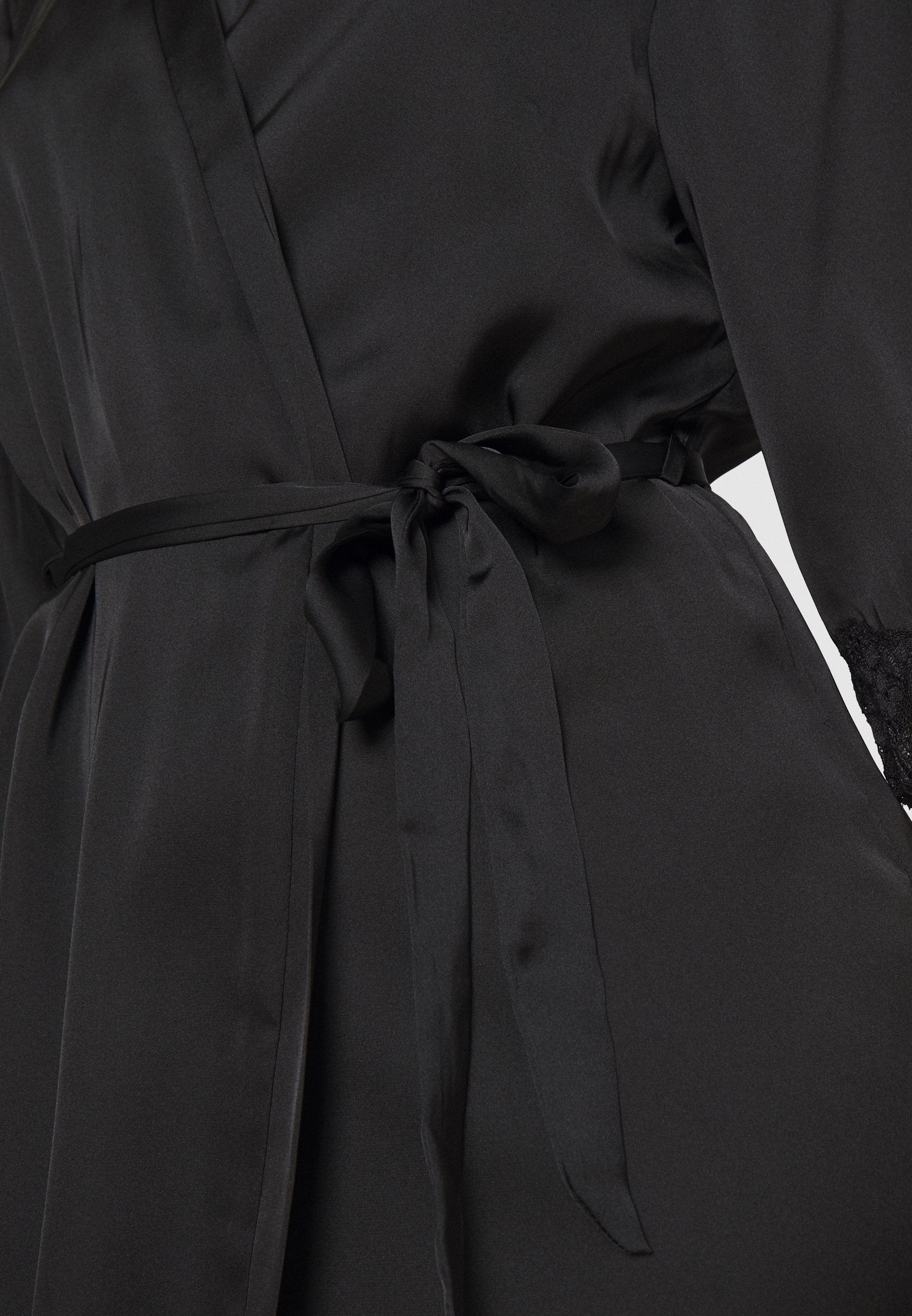 Anna Field Dressing Gown - Black
