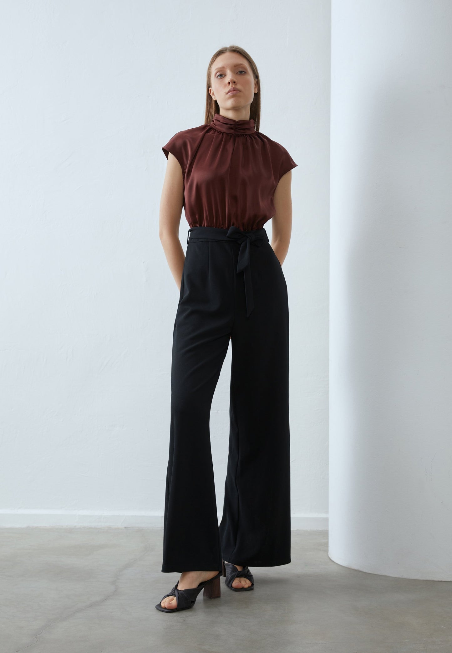 Anna Field Jumpsuit - Brown/dark Blue