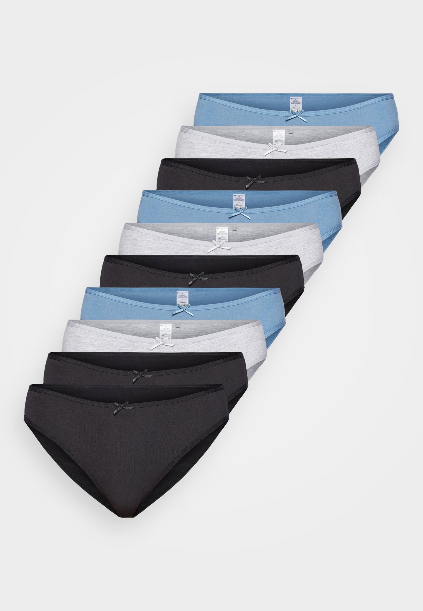 Anna Field 10 PACK - Briefs - Blue/grey/black
