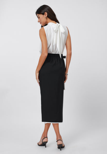 Anna Field Wrap Skirt - Black