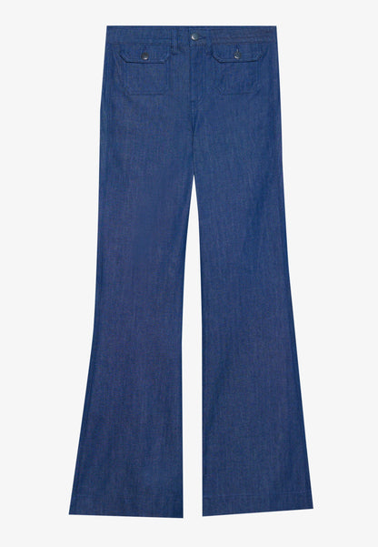  Flared Jeans - Raw Denim