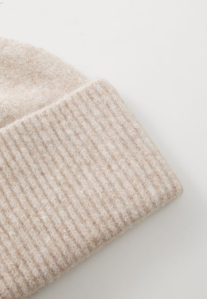 Anna Field SET - Beanie - Beige/nut